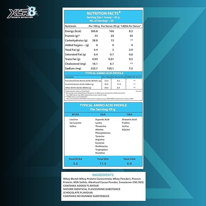 XLR8 Classic Whey Protein 2